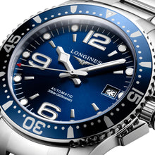 Load image into Gallery viewer, Longines HydroConquest Automatic Stainless Steel Blue Dial Date Divers Mens Watch L3.741.4.96.6