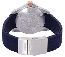 Load image into Gallery viewer, Longines HydroConquest Automatic Stainless Steel &amp; Rose Gold PVD Blue Dial Blue Rubber Strap Date Divers Mens Watch L3.781.3.98.9