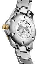 Load image into Gallery viewer, Longines HydroConquest Automatic Stainless Steel &amp; Yellow Gold PVD Green Dial Date Divers Mens Watch L3.782.3.06.7