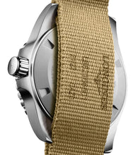 Load image into Gallery viewer, Longines HydroConquest GMT Automatic Stainless Steel Brown Dial Beige NATO Nylon Strap Date Divers Mens Watch L3.790.4.66.2