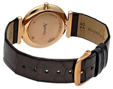Load image into Gallery viewer, Longines La Grande Classique Agassiz 18K Rose Gold White Dial Black Leather Strap Quartz Unisex Watch L4.691.8.11.0