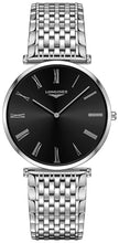 Load image into Gallery viewer, Longines La Grande Classique Stainless Steel Black Dial Quartz Mens Watch L4.766.4.51.6