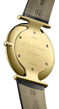Load image into Gallery viewer, Longines La Grande Classique Yellow Gold PVD Gold Dial Black Leather Strap Quartz Mens Watch L4.755.2.32.2