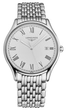 Load image into Gallery viewer, Longines Lyre Stainless Steel White Dial Date Quartz Mens Watch L4.859.4.11.6