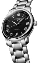 Load image into Gallery viewer, Longines Master Collection Automatic Stainless Steel Black Dial Date Mens Watch L2.628.4.51.6