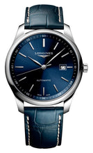Load image into Gallery viewer, Longines Master Collection Automatic Stainless Steel Blue Dial Blue Leather Strap Date Mens Watch L2.793.4.92.0