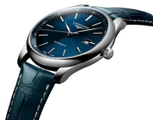 Load image into Gallery viewer, Longines Master Collection Automatic Stainless Steel Blue Dial Blue Leather Strap Date Mens Watch L2.793.4.92.0