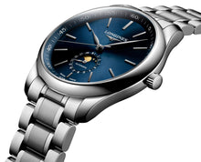Load image into Gallery viewer, Longines Master Collection Automatic Stainless Steel Blue Dial Moonphase Date Mens Watch L2.919.4.92.6
