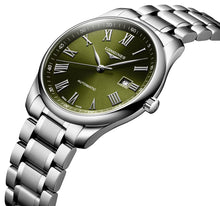 Load image into Gallery viewer, Longines Master Collection Automatic Stainless Steel Green Dial Date Mens Watch L2.893.4.09.6