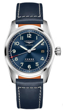 Load image into Gallery viewer, Longines Spirit Prestige Edition Automatic COSC Stainless Steel Blue Dial Interchangeable Blue/Brown Leather Strap Date Mens Watch L3.810.4.93.9