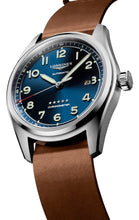 Load image into Gallery viewer, Longines Spirit Prestige Edition Automatic COSC Stainless Steel Blue Dial Interchangeable Blue/Brown Leather Strap Date Mens Watch L3.811.4.93.9