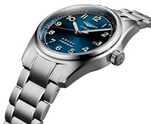 Load image into Gallery viewer, Longines Spirit Prestige Edition Automatic COSC Stainless Steel Blue Dial Interchangeable Blue/Brown Leather Strap Date Mens Watch L3.811.4.93.9