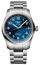 Load image into Gallery viewer, Longines Spirit Prestige Edition Automatic COSC Stainless Steel Blue Dial Interchangeable Blue/Brown Leather Strap Date Mens Watch L3.811.4.93.9