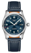 Load image into Gallery viewer, Longines Spirit Prestige Edition Automatic COSC Stainless Steel Blue Dial Interchangeable Blue/Brown Leather Strap Date Mens Watch L3.811.4.93.9