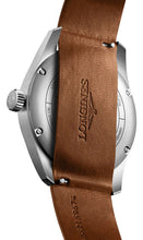 Load image into Gallery viewer, Longines Spirit Prestige Edition Automatic COSC Stainless Steel Silver Dial Interchangeable Brown Leather/NATO Strap Date Mens Watch L3.811.4.73.9