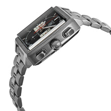 Load image into Gallery viewer, Tag Heuer Monaco Automatic Chronograph Black Dial Silver Steel Strap Watch for Men - CBL2113.BA0644