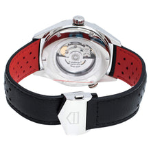 Load image into Gallery viewer, Tag Heuer Carrera Calibre 5 Drive Timer Black Dial Black Leather Strap Watch for Men - WAR2A10.FC6337