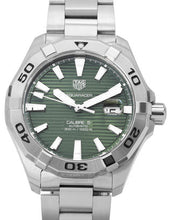 Load image into Gallery viewer, Tag Heuer Aquaracer Green Dial Watch for Men - WAY2015.BA0927