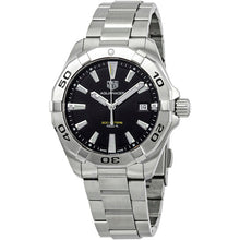 Load image into Gallery viewer, Tag Heuer Aquaracer Black Dial Silver Steel Strap Watch for Men - WBD1110.BA0928