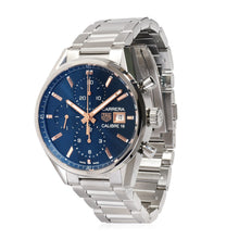 Load image into Gallery viewer, Tag Heuer Carrera Automatic Chronograph Blue Dial Silver Steel Strap Watch for Men - CBK2115.BA0715