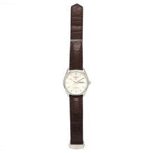 Load image into Gallery viewer, Tag Heuer Carrera Day Date Silver Dial Brown Leather Strap Watch for Men - WBN2011.FC6484