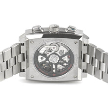 Load image into Gallery viewer, Tag Heuer Monaco Automatic Chronograph Black Dial Silver Steel Strap Watch for Men - CBL2113.BA0644