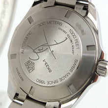 Load image into Gallery viewer, Tag Heuer Aquaracer Caliber 5 Match Timer Shinji Kagawa Edition Blue Dial Silver Steel Strap Watch for Men - WAY201H.BA0927