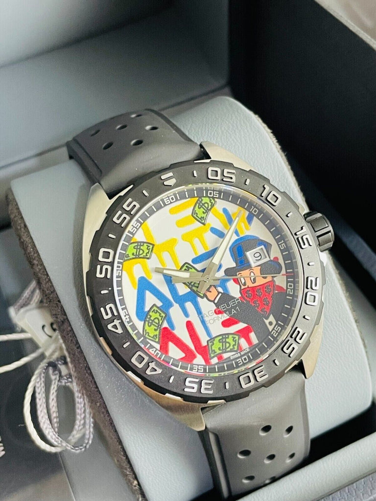 Tag Heuer Formula 1 Alec Monopoly White Dial Watch for Men - WAZ1119.FT8023