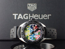 Load image into Gallery viewer, Tag Heuer Formula 1 Alec Monopoly Special Edition Black Rubber Strap Watch for Men - WAZ1119.FT8023