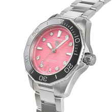 Load image into Gallery viewer, Tag Heuer Aquaracer Professional 300 Automatic Diamonds Pink Dial Silver Steel Strap Watch for Women - WBP231J.BA0618