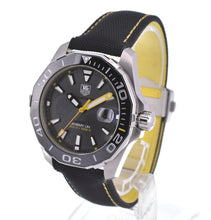 Load image into Gallery viewer, Tag Heuer Aquaracer Jeremy Lin Special Edition Grey Dial Black Nylon Strap Watch for Men - WAY211F.FC6362