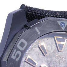 Load image into Gallery viewer, Tag Heuer Aquaracer Calibre 5 Black NATO Strap Carbon Dial Watch for Men - WBD218A.FC6445