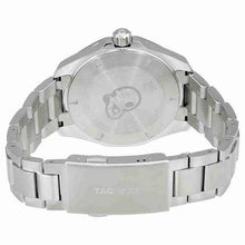 Load image into Gallery viewer, Tag Heuer Aquaracer Black Dial Silver Steel Strap Watch for Men - WAY101B.BA0746