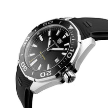 Load image into Gallery viewer, Tag Heuer Aquaracer Quartz Black Dial Black Rubber Strap Watch for Men -  WAY101A.FT6141