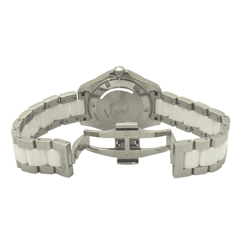 Tag Heuer Aquaracer Quartz White Dial Two Tone Steel Strap Watch Women - WAY131B.BA0914