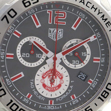 Load image into Gallery viewer, Tag Heuer Formula 1 Manchester United Special Edition Grey Dial Black Silicone Strap Watch for Men - CAZ101M.FT8024