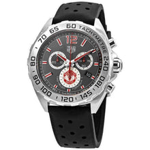 Load image into Gallery viewer, Tag Heuer Formula 1 Manchester United Special Edition Grey Dial Black Silicone Strap Watch for Men - CAZ101M.FT8024