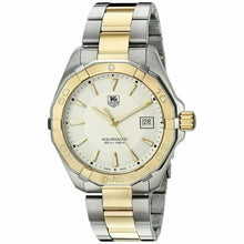 Load image into Gallery viewer, Tag Heuer Aquaracer Quartz White Dial Two Tone Steel Strap Watch for Men - WAY1120.BB0930