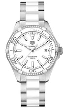 Load image into Gallery viewer, Tag Heuer Aquaracer Diamonds White Dial Two Tone Steel Strap Watch for Women - WAY131H.BA0914