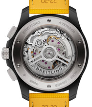 Load image into Gallery viewer, Breitling Avenger B01 Chronograph 44 Night Mission Yellow Men's Watch SB0147101I1X1