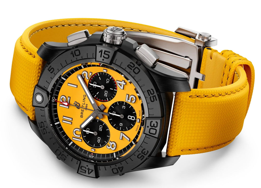 Breitling Avenger B01 Chronograph 44 Night Mission Yellow Men's Watch SB0147101I1X1