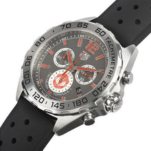 Load image into Gallery viewer, Tag Heuer Formula 1 Manchester United Special Edition Grey Dial Black Silicone Strap Watch for Men - CAZ101M.FT8024