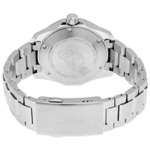 Load image into Gallery viewer, Tag Heuer Aquaracer Automatic Black Dial Silver Steel Strap Watch for Men - WAY211A.BA0928