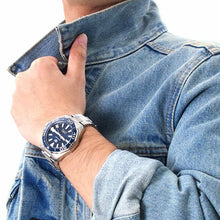 Load image into Gallery viewer, Tag Heuer Aquaracer Calibre 5 Blue Dial Silver Steel Strap Watch for Men - WAY201B.BA0927