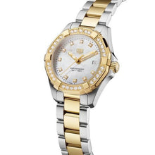 Load image into Gallery viewer, Tag Heuer Aquaracer Diamonds Mother of Pearl Dial Two Tone Steel Strap Watch for Women - WBD1323.BB0320