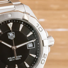 Load image into Gallery viewer, Tag Heuer Aquaracer Black Dial Watch for Men - WAY1110.BA0928