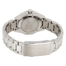 Load image into Gallery viewer, Tag Heuer Aquaracer Quartz Black Dial Silver Steel Strap Watch for Women - WAY131K.BA0748