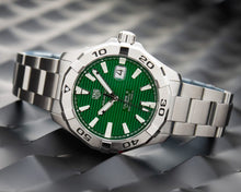 Load image into Gallery viewer, Tag Heuer Aquaracer Green Dial Watch for Men - WAY2015.BA0927