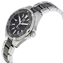 Load image into Gallery viewer, Tag Heuer Aquaracer Quartz Diamonds Black Dial Two Tone Steel Strap Watch for Women - WAY131G.BA0913