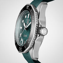 Load image into Gallery viewer, Tag Heuer Aquaracer Professional 300 Automatic Diamonds Green Dial Green Rubber Strap Watch for Women - WBP231G.FT6226